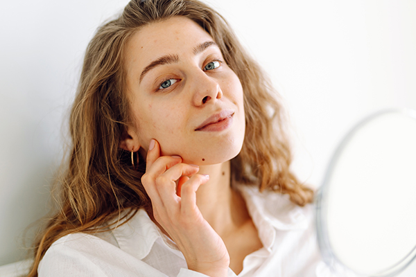Close-up of smoother skin after laser scar treatment reducing visibility and improving texture