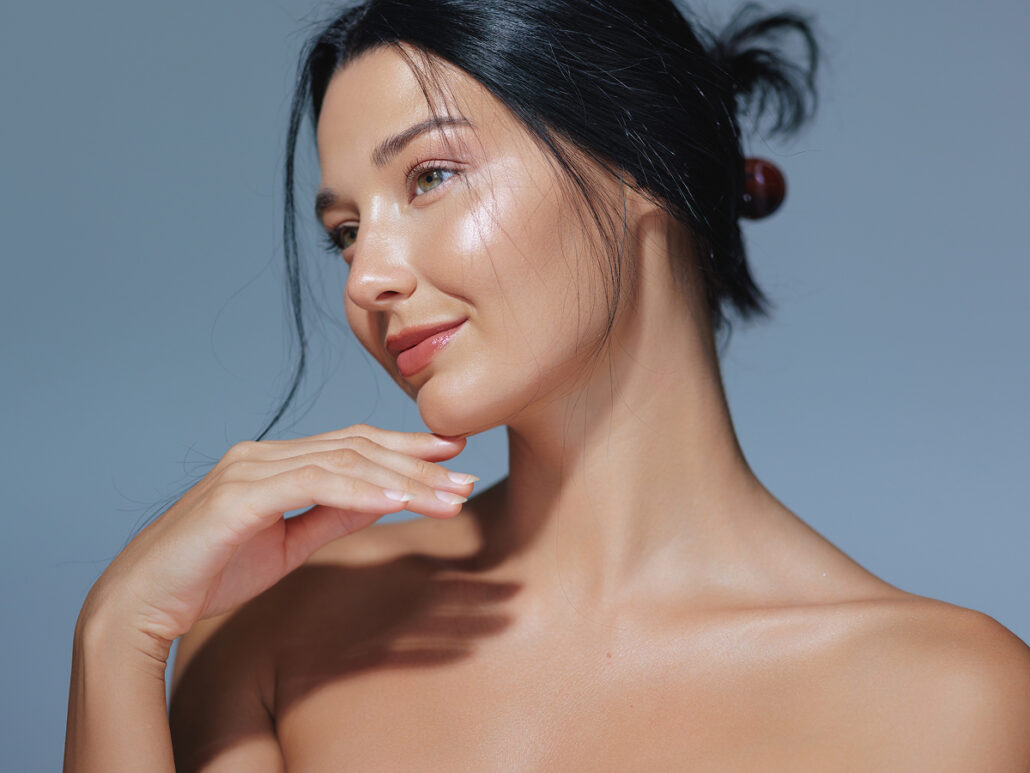 Woman with smooth, lifted skin highlighting Silhouette InstaLift benefits for facial rejuvenation and contouring in New Jersey